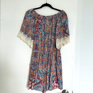 Floral Romper with Pockets